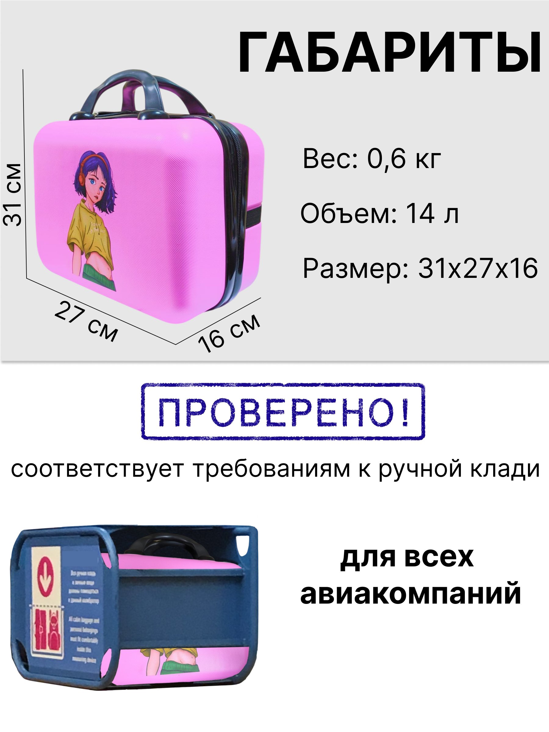 Чемодан LATS Аниме - фото 4