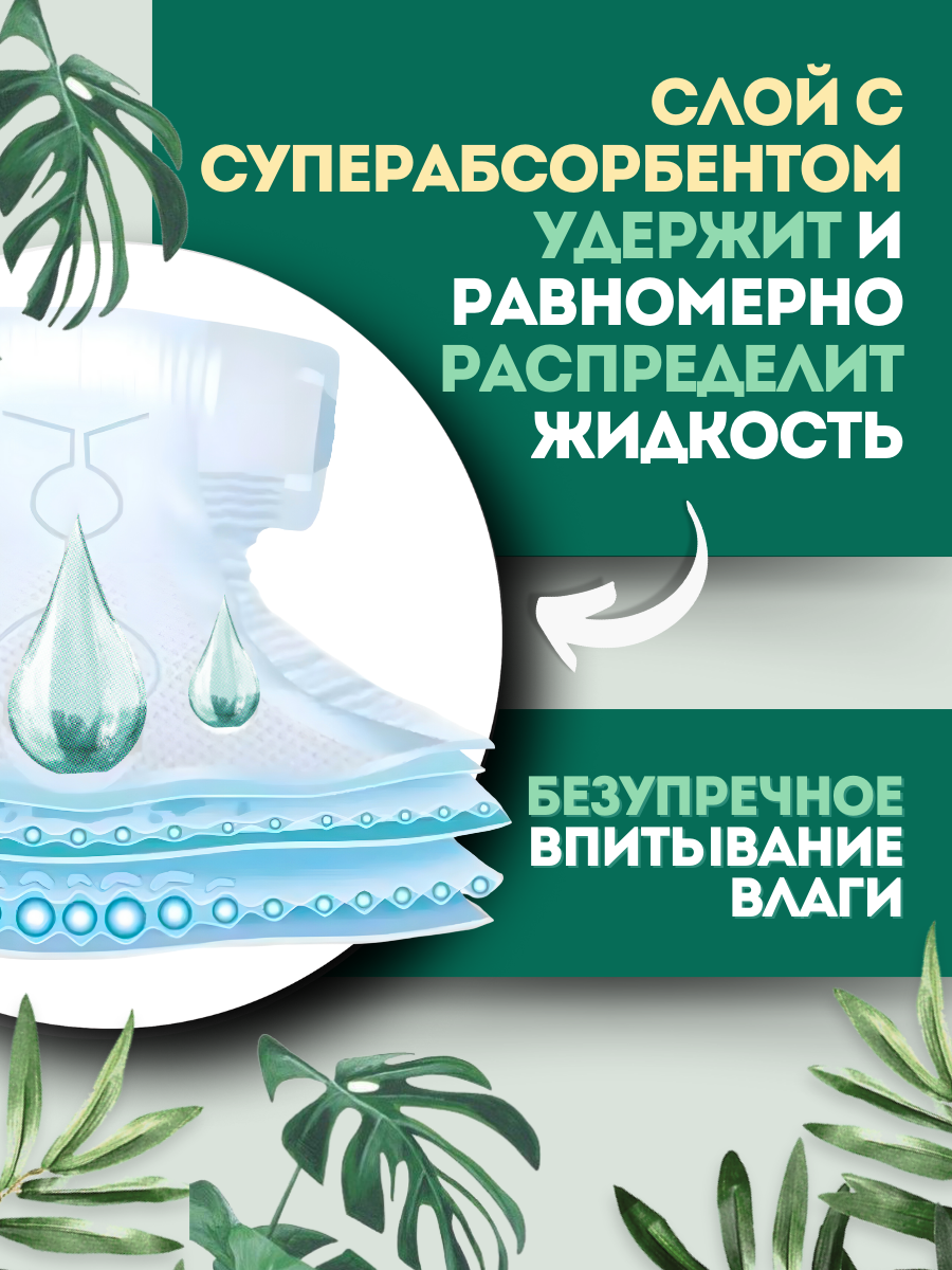 Трусики SENSO BABY Sensitive 0 (7-14) 44 шт. - фото 6
