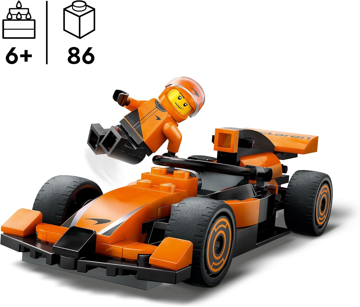 Конструктор LEGO City Формула 1 Горщик на McLaren блочный - фото 2