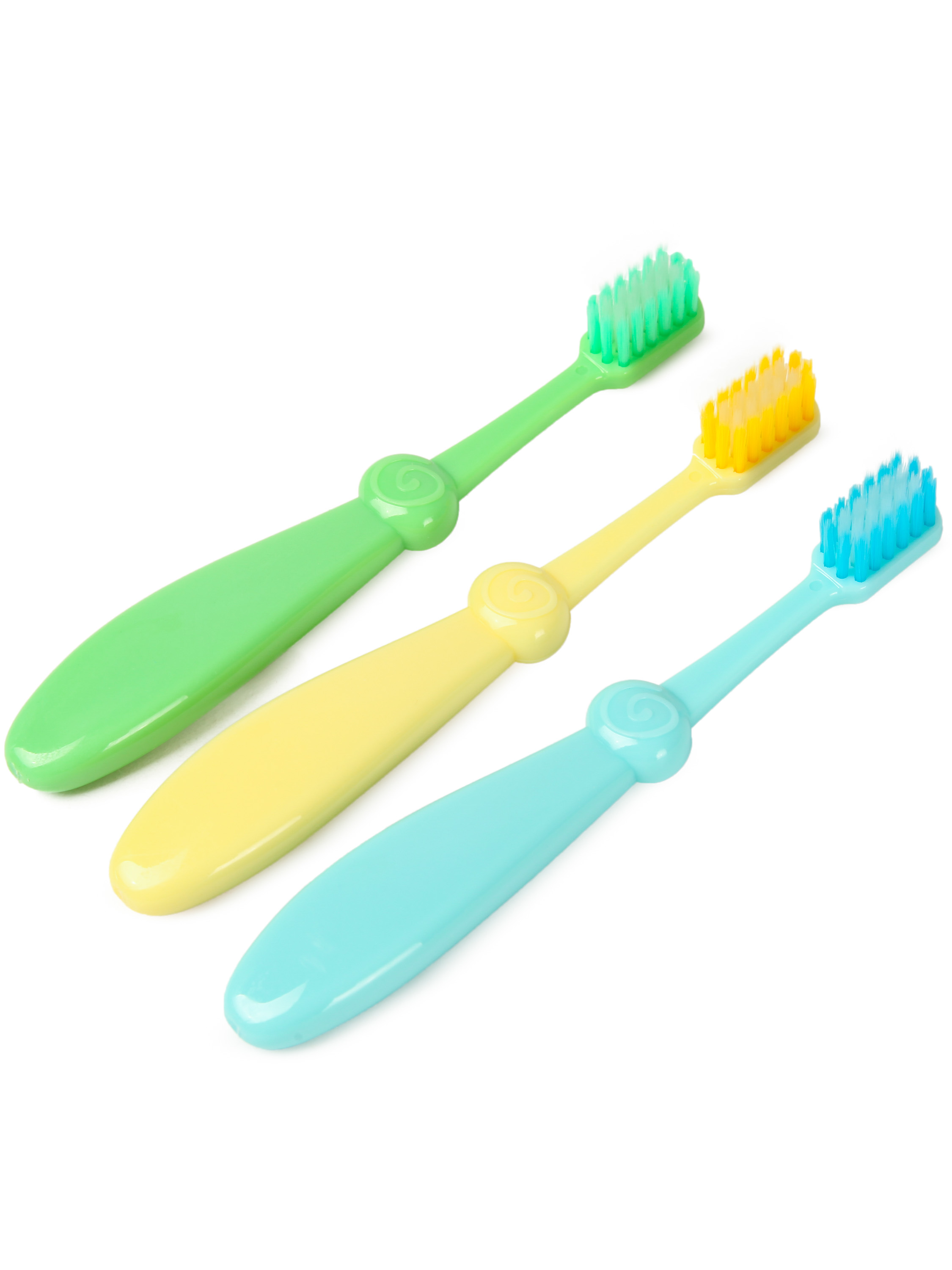 Зубная щетка классическая BabyGo от 1 года 3 шт. - фото 2
