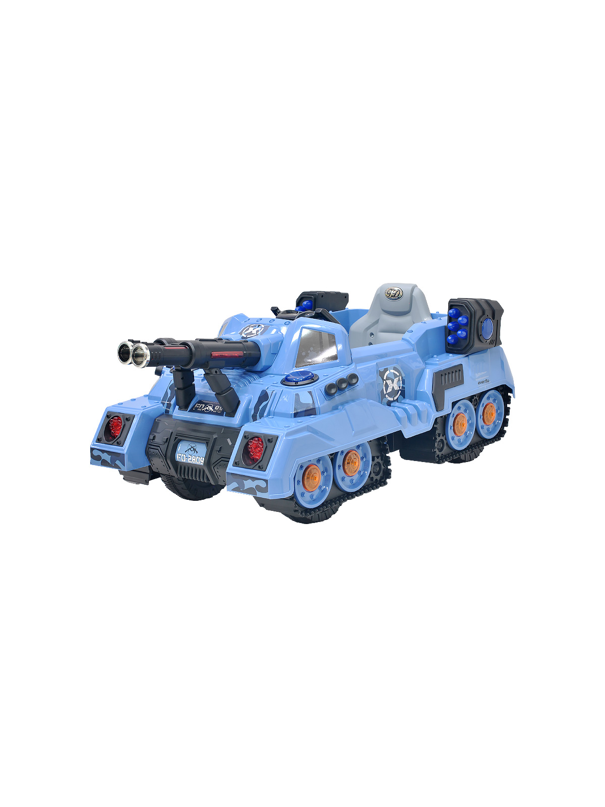 Автомобиль EVERFLO Tank Blue - фото 1