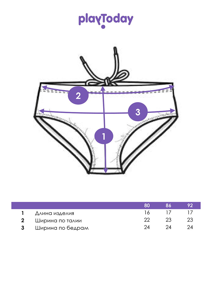 Плавки и панама PlayToday 12613135 - фото 5