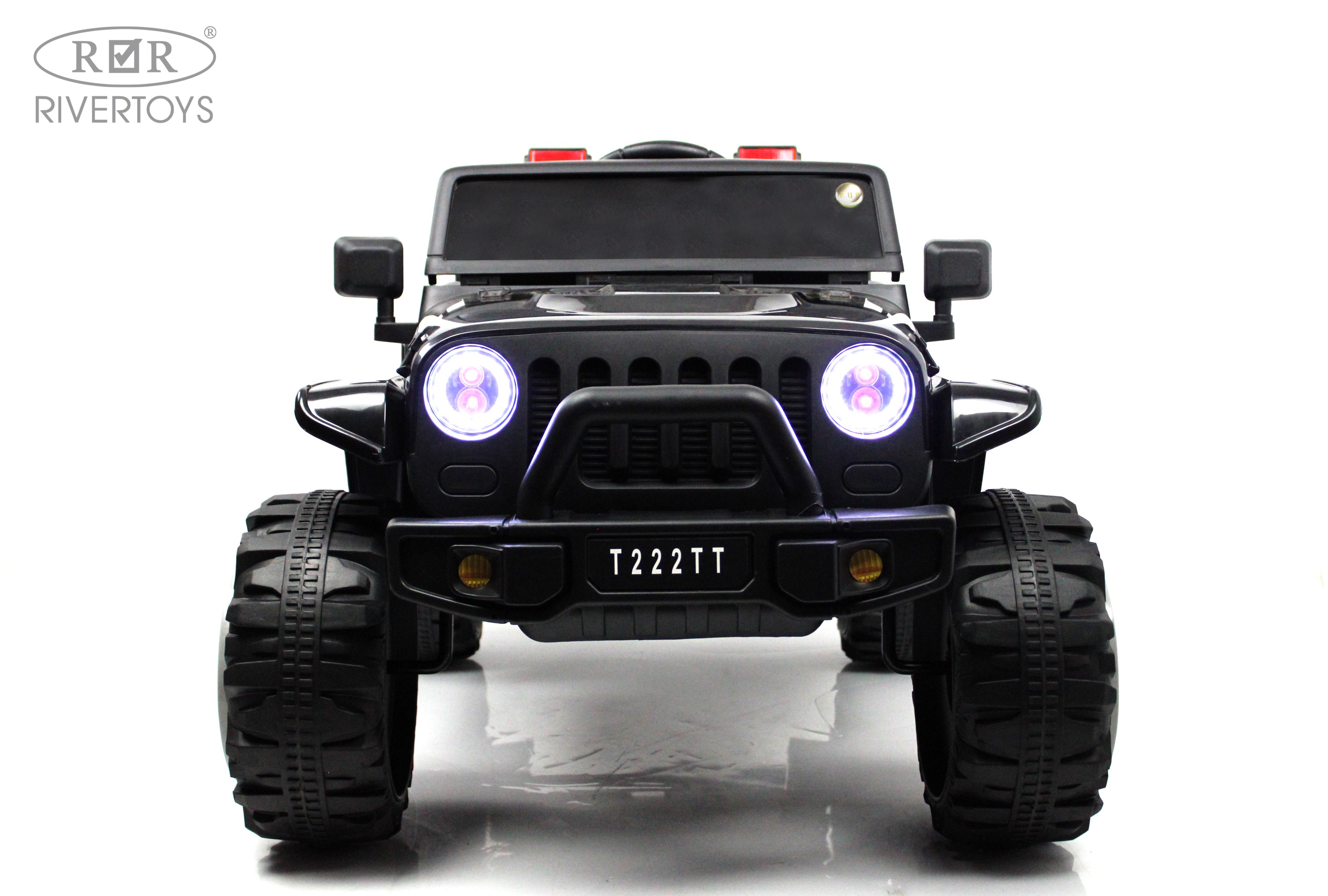Электромобиль RIVERTOYS T222TT-4WD-BLACK С пультом ДУ - фото 30