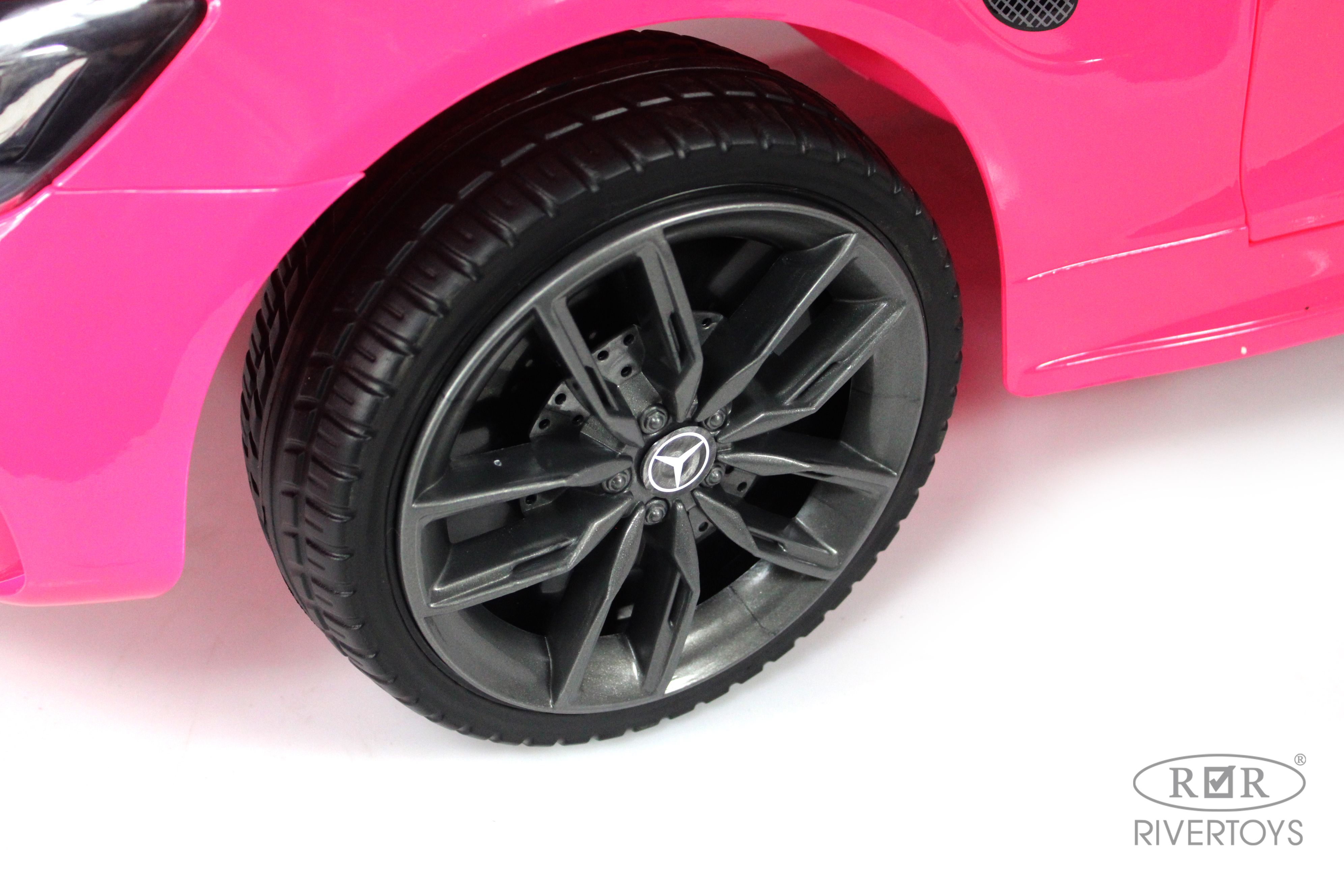 Электромобиль RIVERTOYS Mercedes X777XX-AMG-PINK-GLANEC С пультом ДУ - фото 15