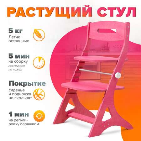 Стульчик для кормления INDSPACE Мультик Розовый дерево классический
