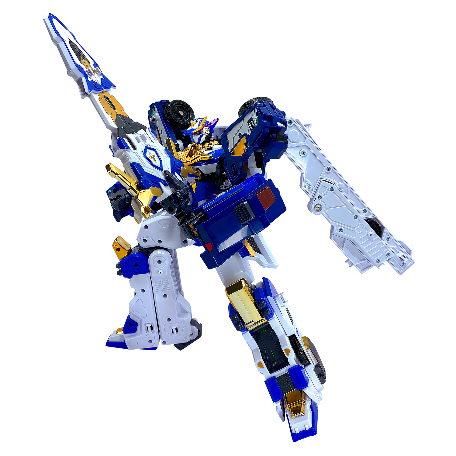 Игровой набор METAL-CARDBOT Блю Коп Тринити - фото 7