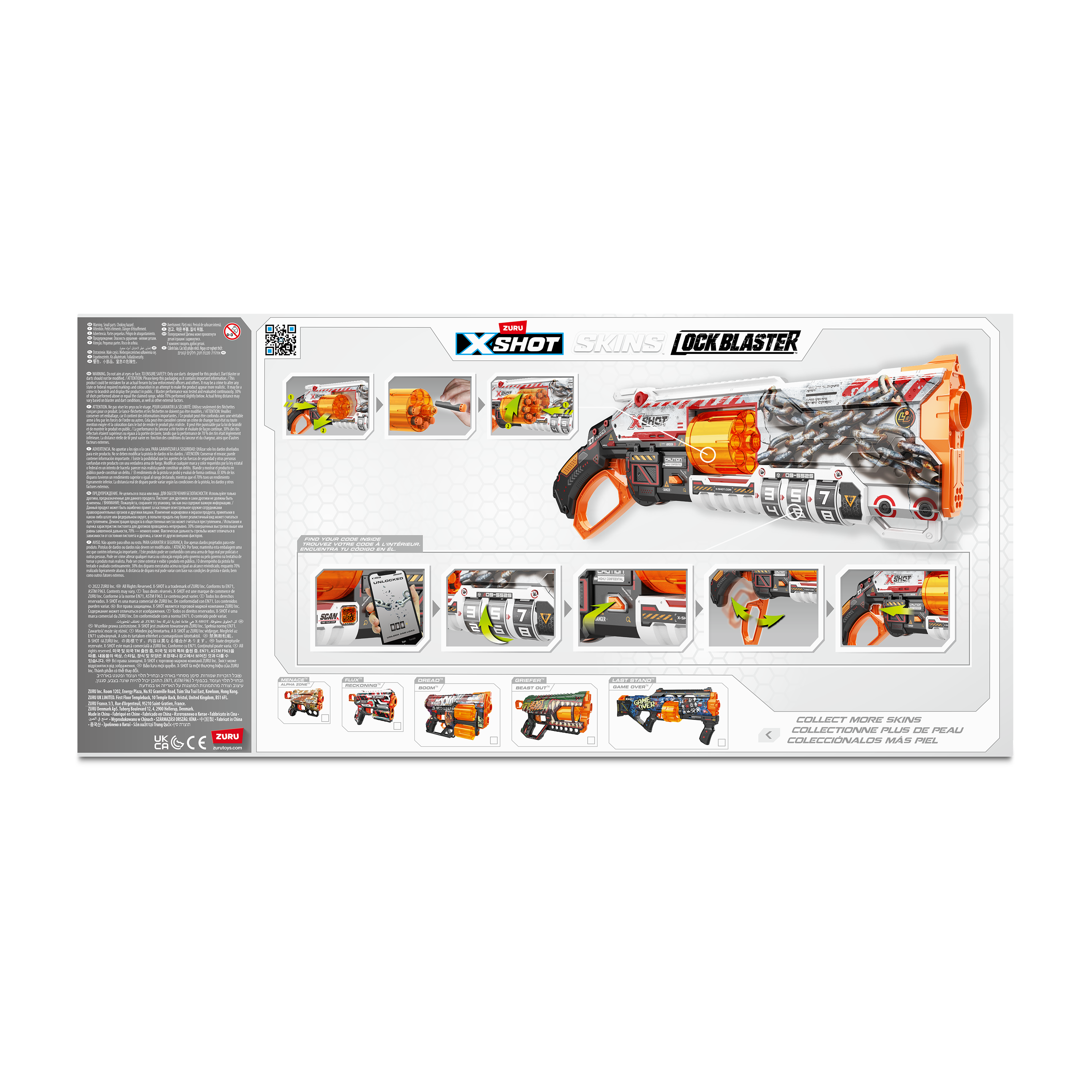 Бластер Zuru XSHOT  Skins Lock Gun - фото 13
