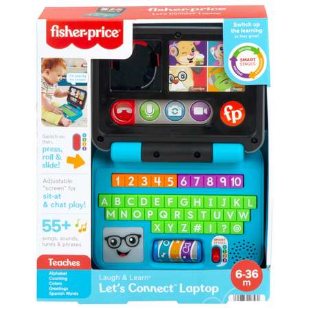 Игрушка Fisher Price Смейся и учись Ноутбук для малыша HHH06