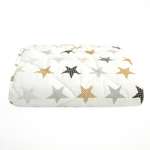 Коврик Amarobaby Soft Mat Звёзды пэчворк стеганный Коричневый