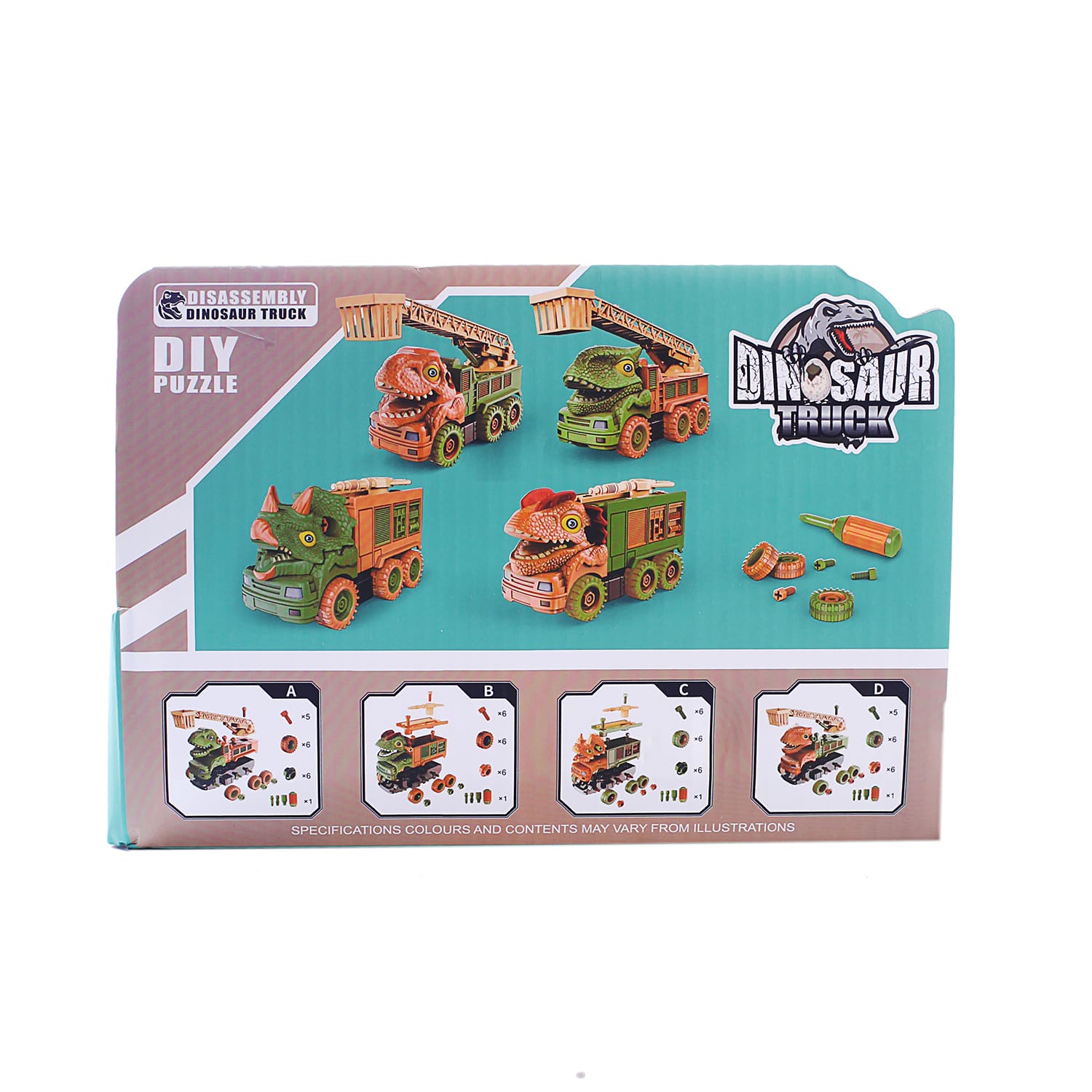 Конструктор Limei Динозавр-пожарная машина сборная игровая модель - фото 5