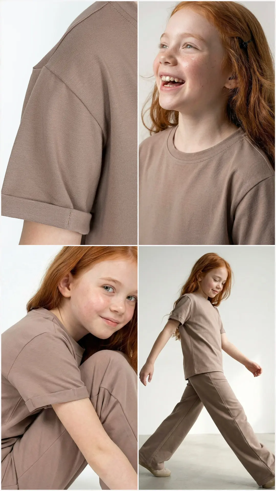 Костюм KiMMi co К-14087060 кофе - фото 4