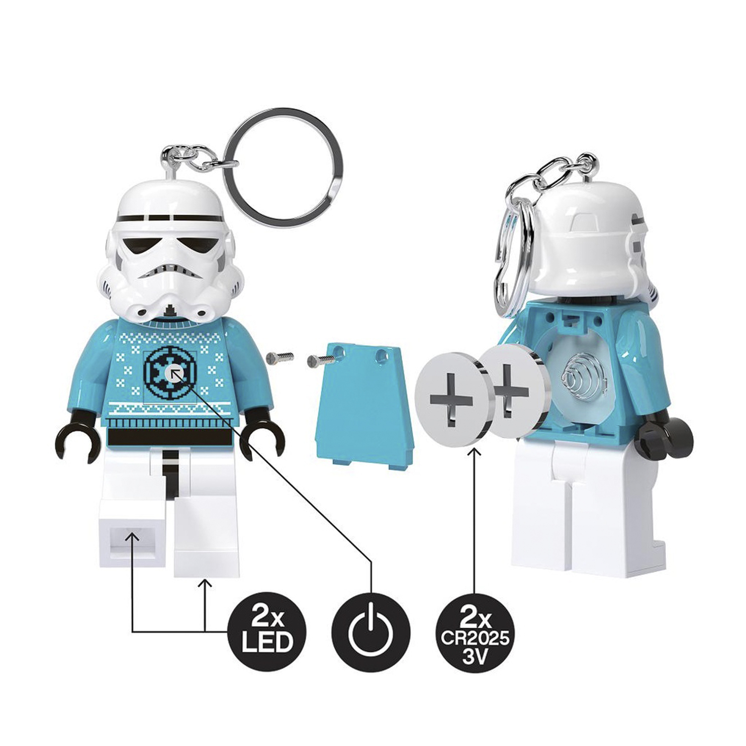Брелок-фонарик LEGO Stormtrooper - фото 7