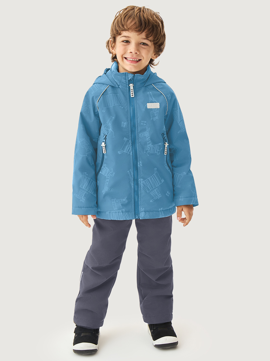 Комплект BASE by NIKASTYLE б7м10326 джинс/графит - фото 1