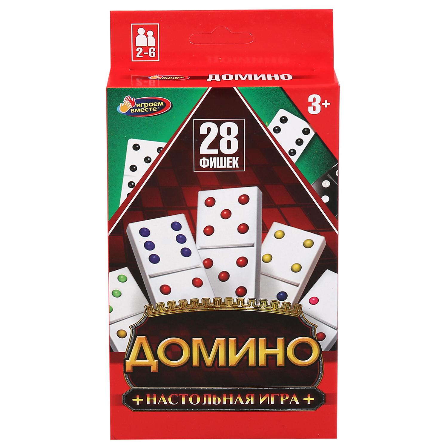 Настольная игра Играем вместе Домино - фото 1