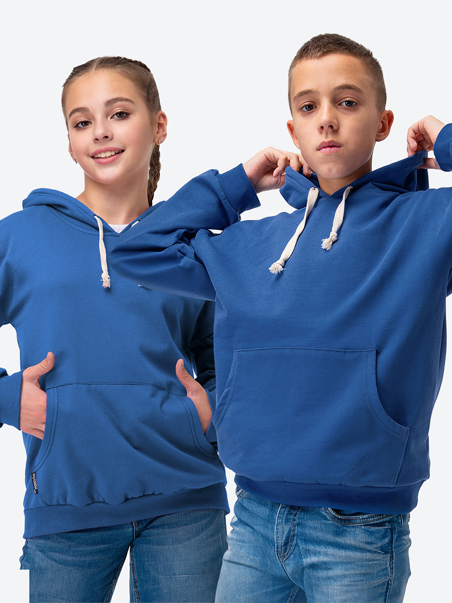 Худи HappyFox HF00158джинсовый - фото 3