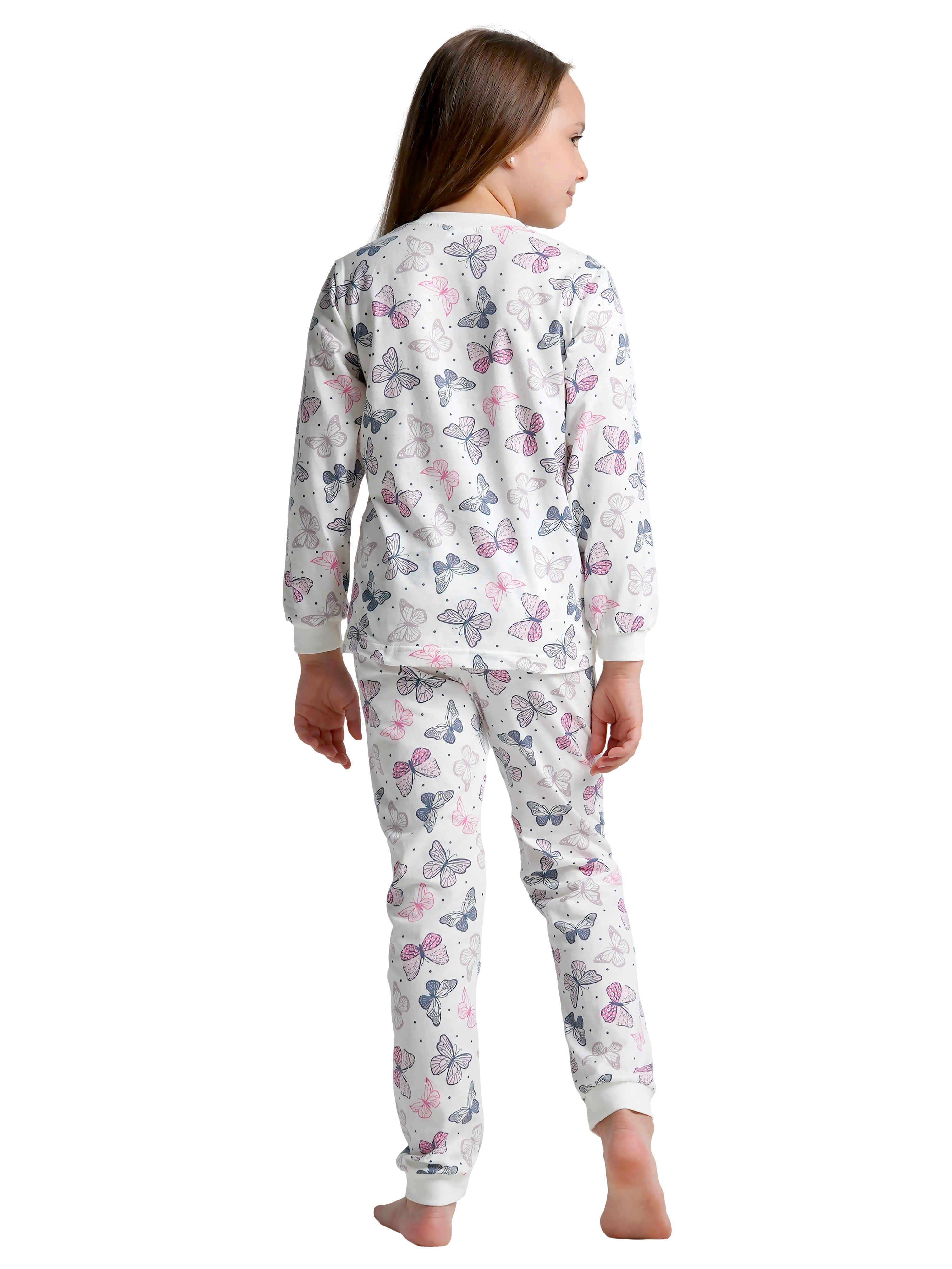 Пижама ДО-Детская Одежда 0025К/молочный_серый - фото 11