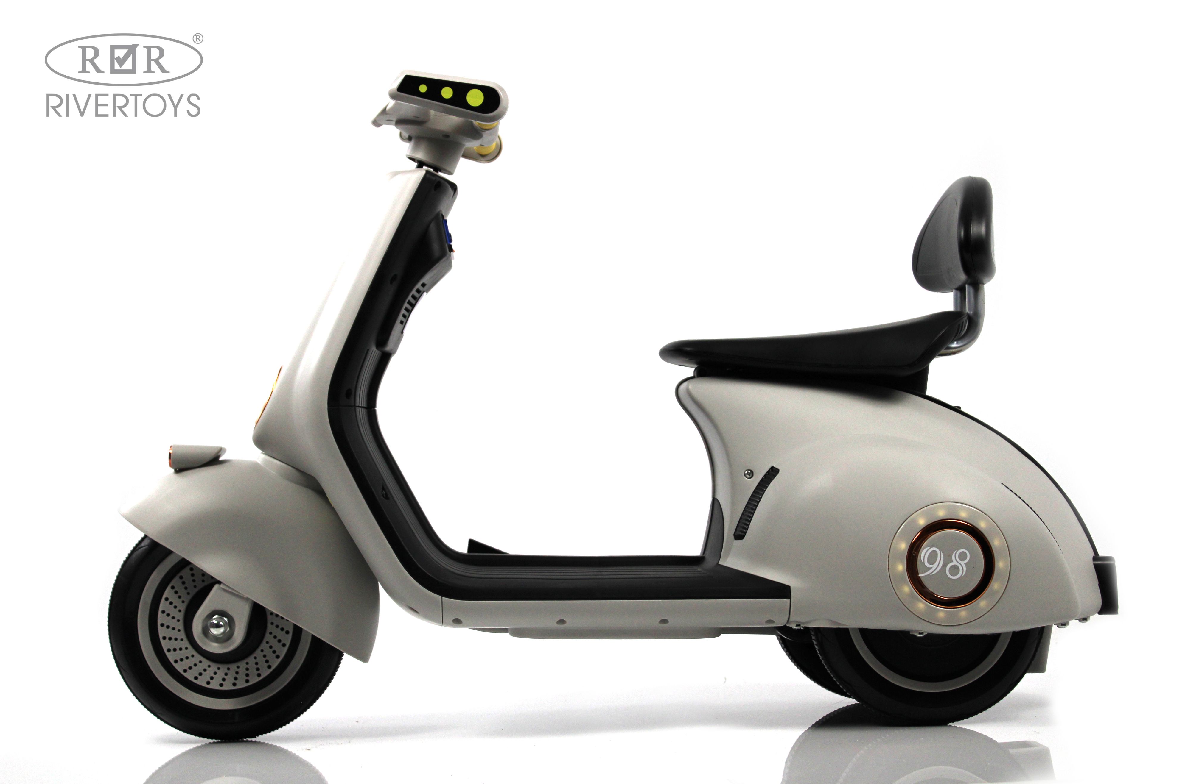 Электромобиль RIVERTOYS K444PX-GRAY - фото 5