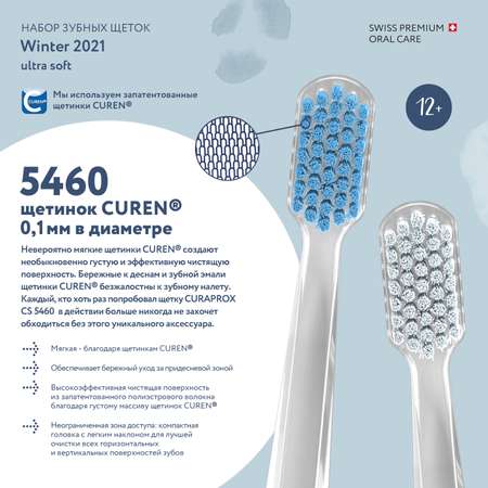Зубная щетка классическая Curaprox 2 шт.