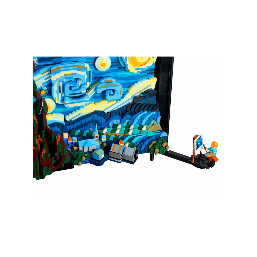 Конструктор LEGO Ideas Ван Гог Звёздная ночь 21333 2316 дет. - фото 4