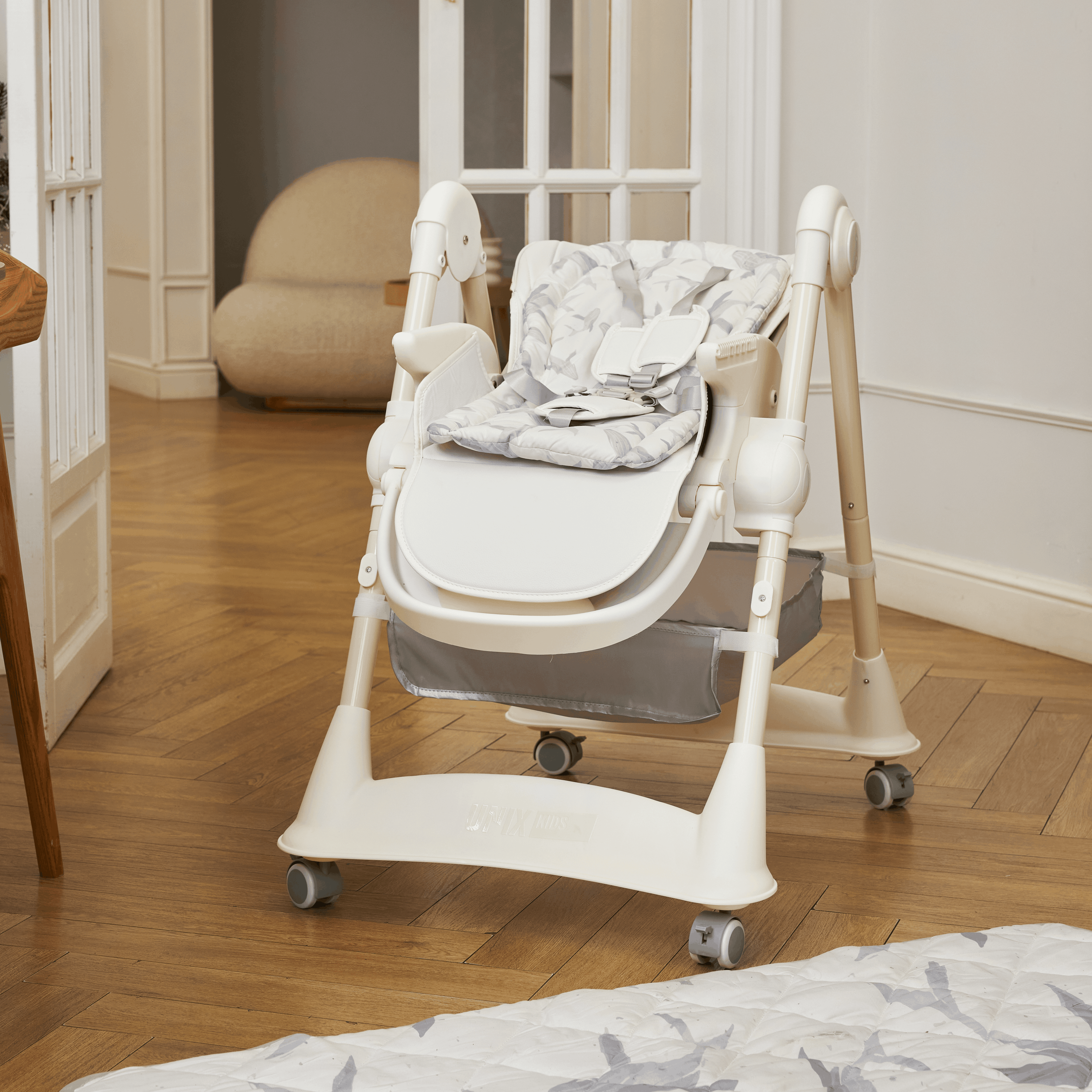 Стульчик для кормления UNIX Kids Ocean белый - фото 23