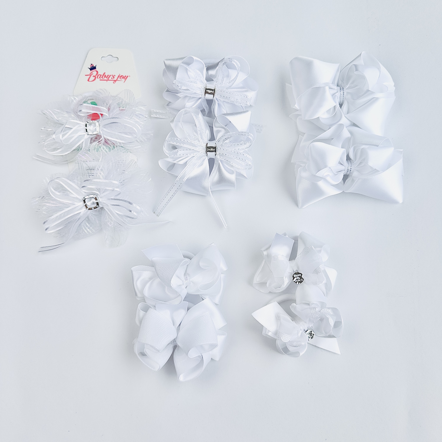 Бант Babys JOY 2шт Белый BS31-1 BS31-1 - фото 1