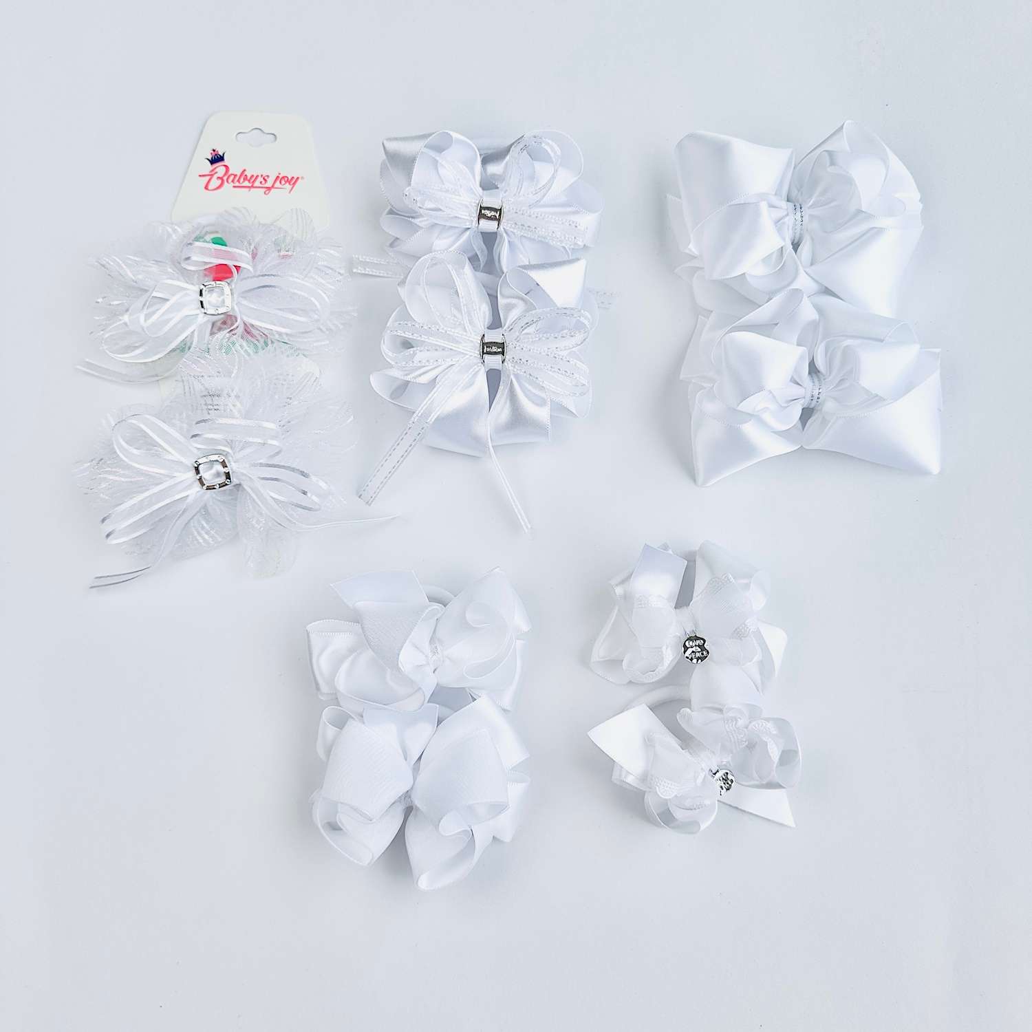 Бант Babys JOY 2шт Белый BS31-1 BS31-1 - фото 1