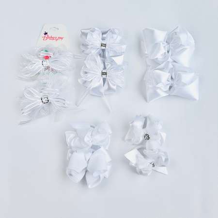 Бант Babys JOY 2шт Белый BS31-1