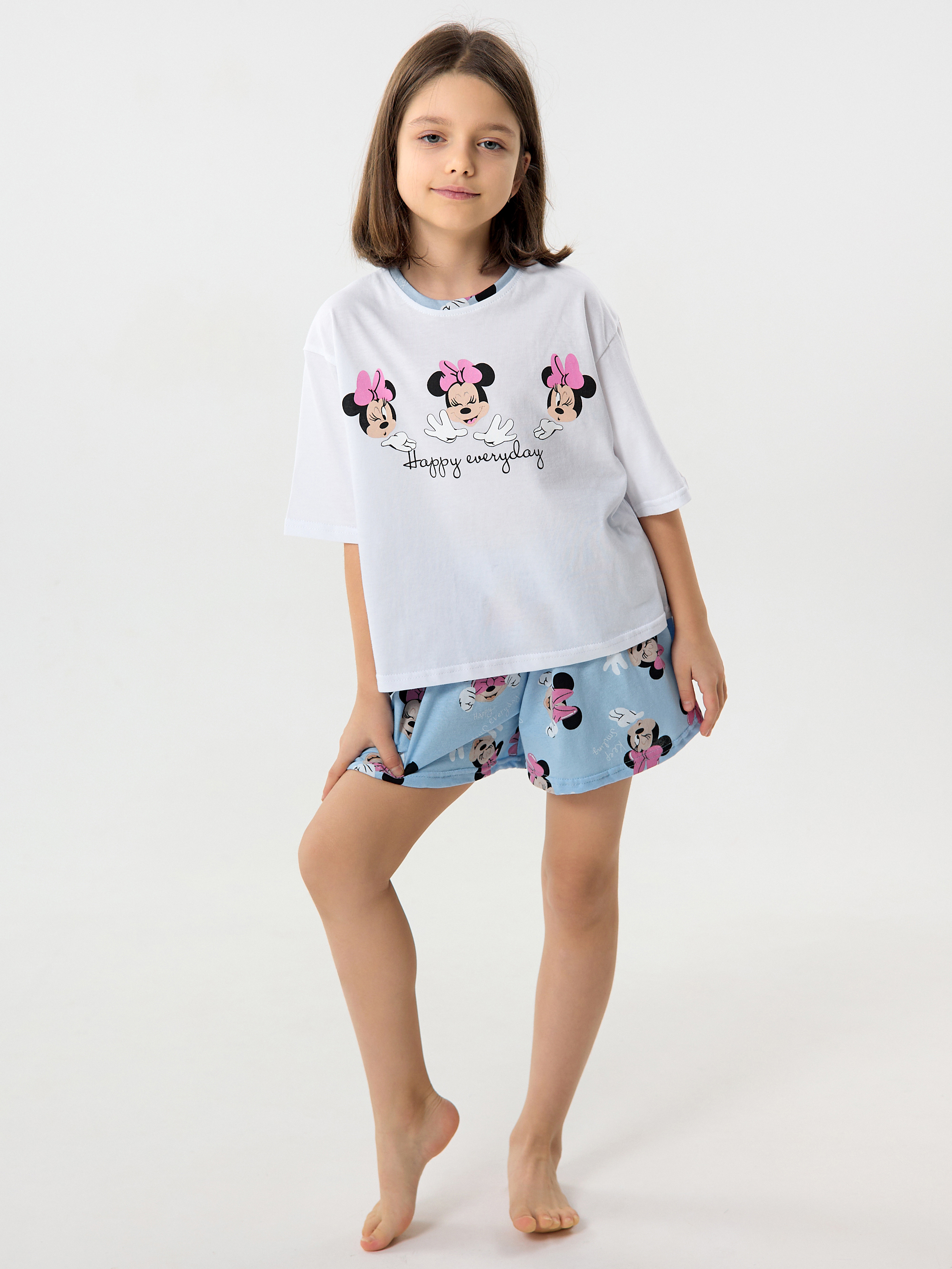 Пижама YAXX 003--Пижама микки/голубой - фото 2