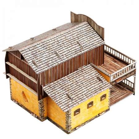 Игрушка из картона Умная бумага Дикий запад Банк 469