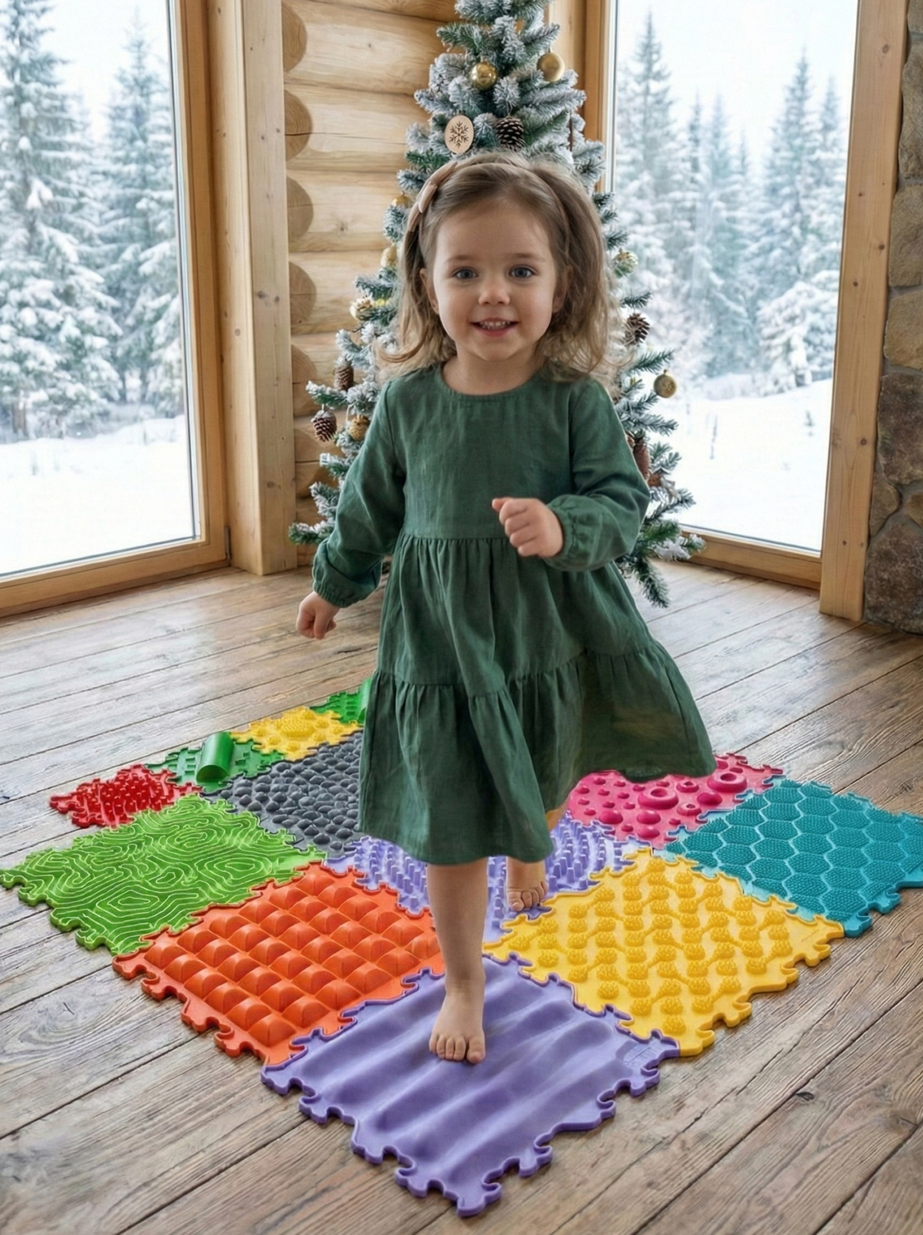 Коврик SPORTO.ONE трансформер Песчаный берег - фото 21