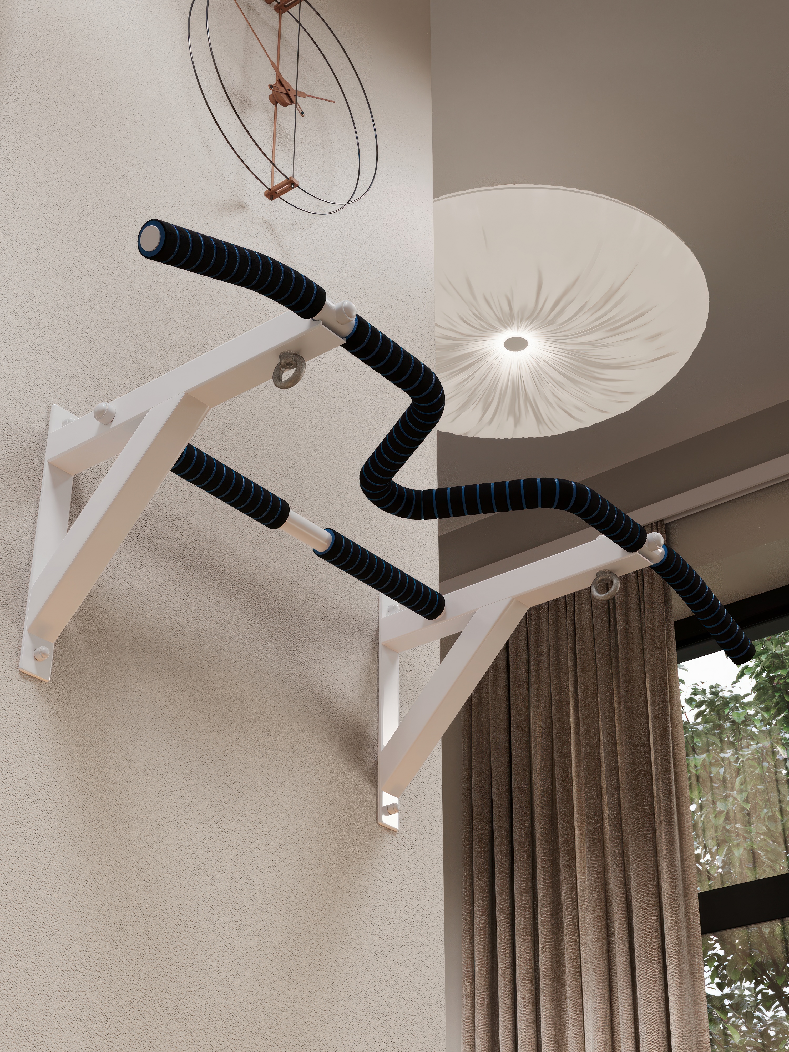 Турник настенный VENOM COMFORT с неопреновыми ручками - фото 1