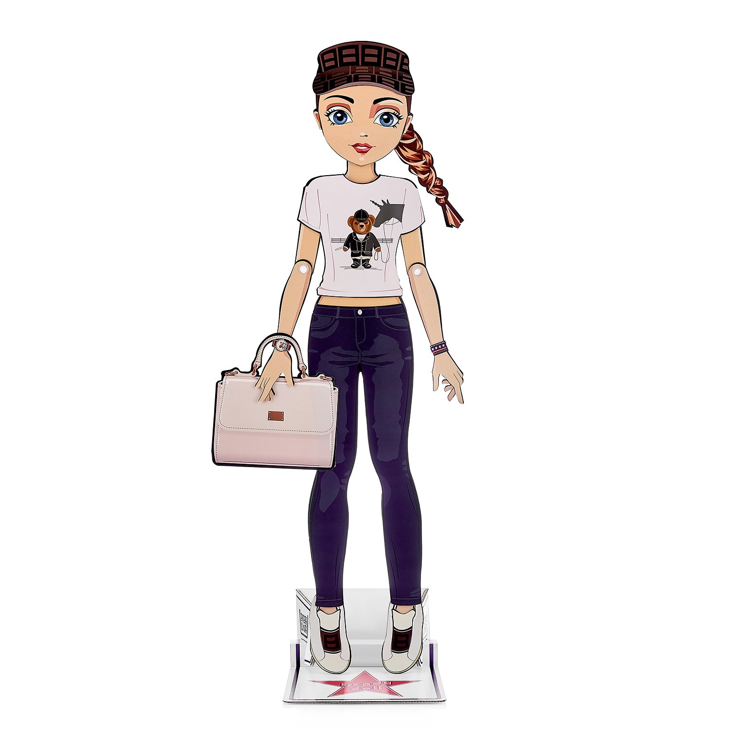 Кукла большая (ростовая) BIBALINA Trendy doll Лина ИНП-100 - фото 7