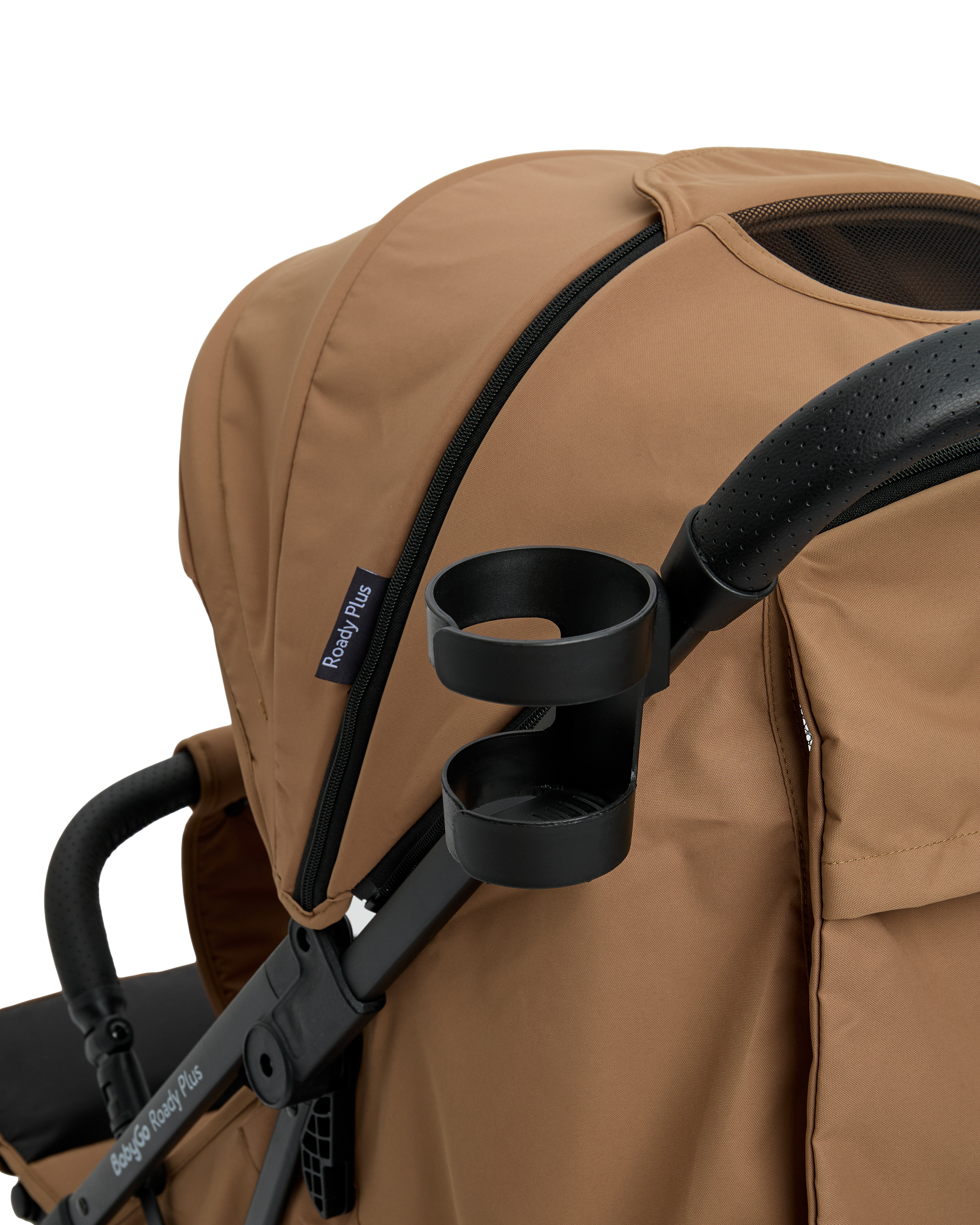 Коляска прогулочная BabyGo Roady Plus коричневый - фото 13