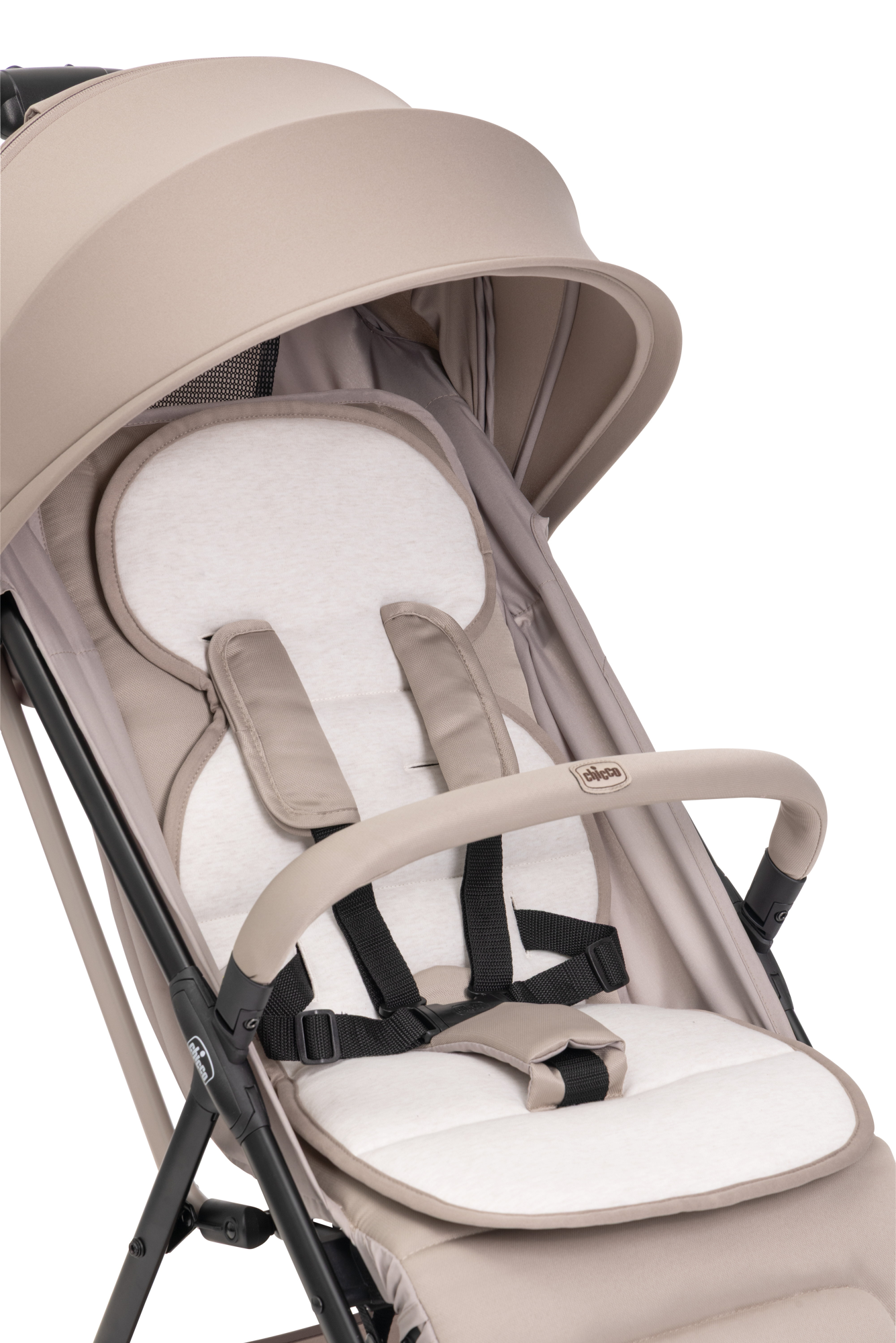 Коляска прогулочная Chicco бежевый - фото 13