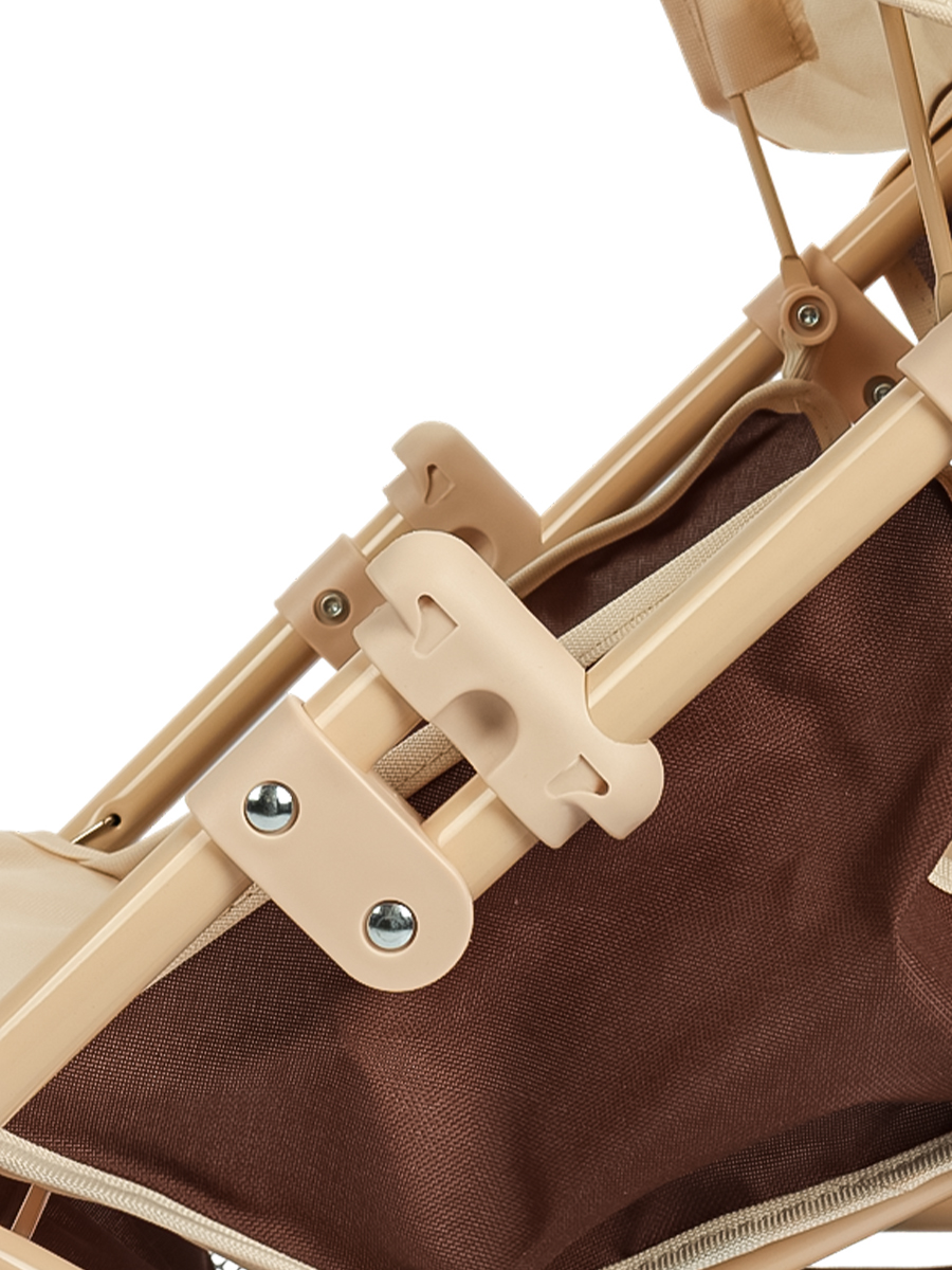 Коляска-трость для кукол Рыжий кот 9351A-BB - фото 6