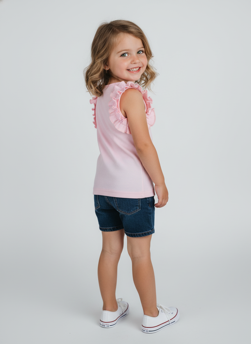 Майка 2 шт Югтекстильторг 204-544/Голубой,розовый - фото 6