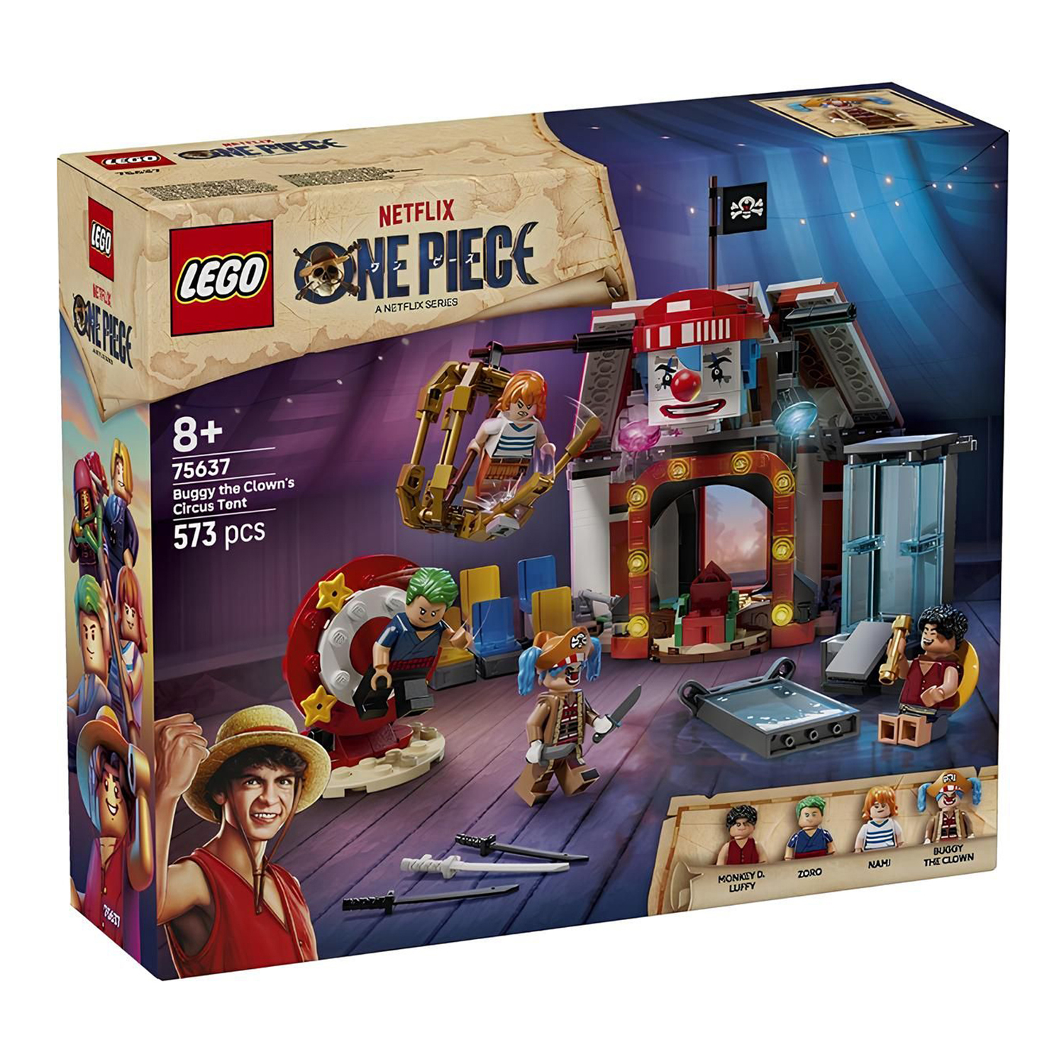 Конструктор LEGO One Piece Цирковой шатер клоуна Багги 573 дет. - фото 2