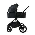 Коляска 3в1 Sweet Baby Verde Dark Grey (Black Glossy) серый