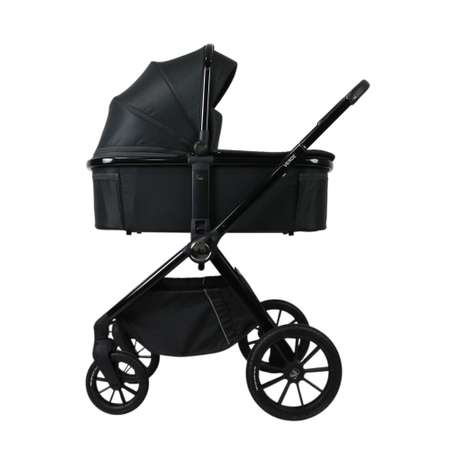 Коляска 3в1 Sweet Baby Verde Dark Grey (Black Glossy) серый