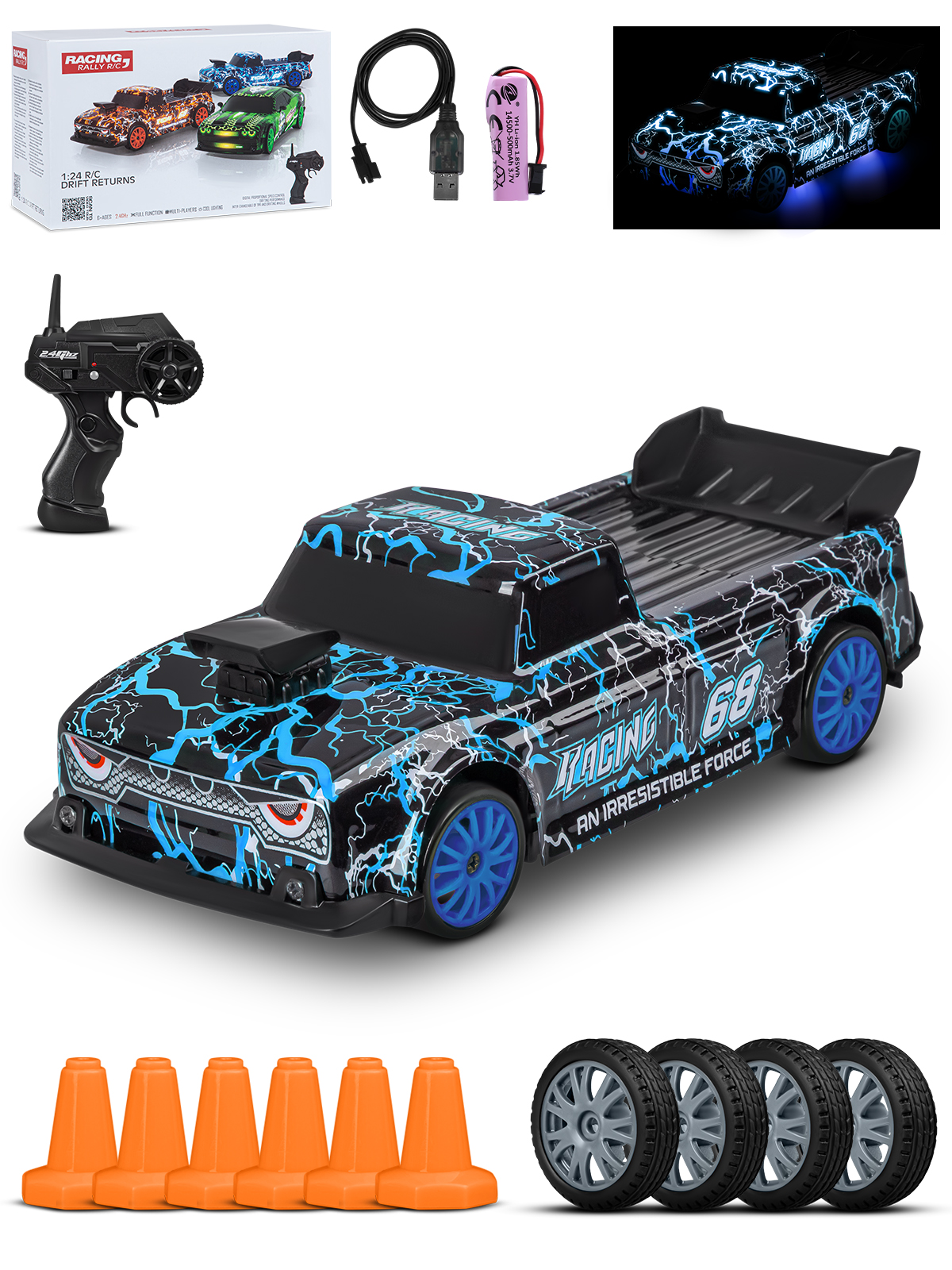 Автомобиль РУ AUTODRIVE 1:24 - фото 13