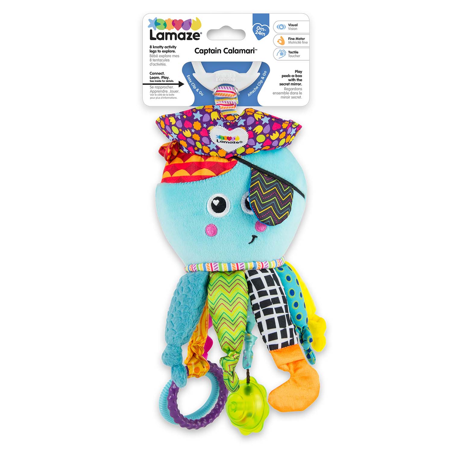 Игрушка Lamaze подвеска Капитан кальмар с подвесом - фото 1