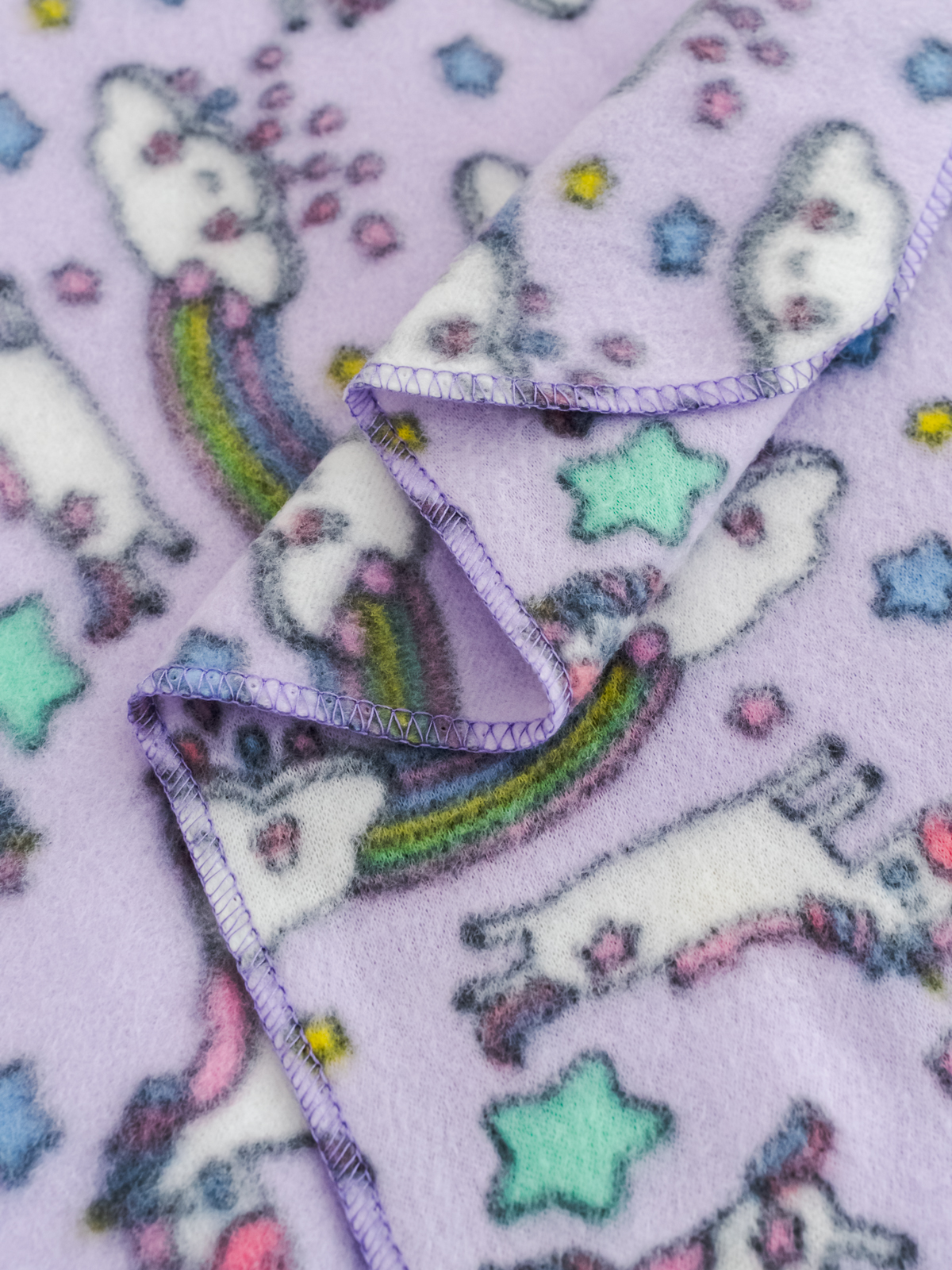 Плед Павлинка Единорожик 150 x 200 см флис - фото 10