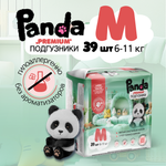 Подгузники Panda premium ультратонкие M (6-11) 39 шт.