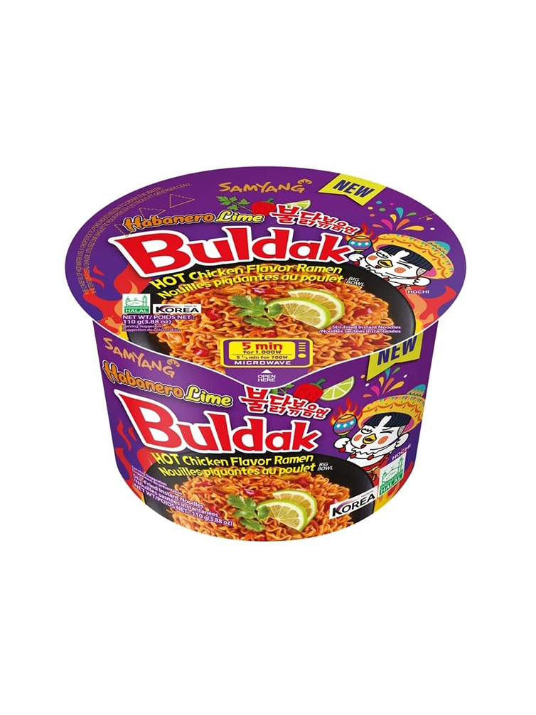 Лапша быстрого приготовления Samyang куриц перец хабанеро и лайм - фото 1