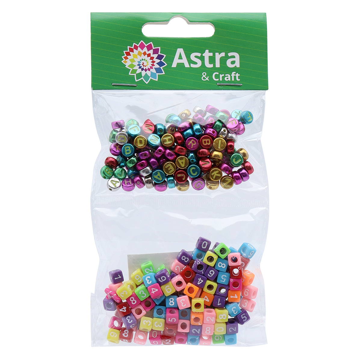 Набор для творчества Astra Craft бусины с цифрами 2х20 г - фото 8