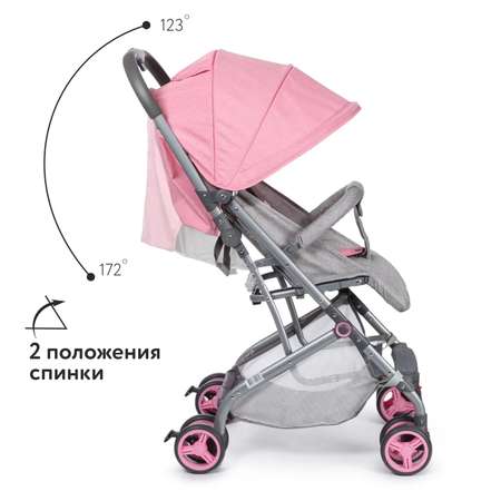 Коляска прогулочная Babyton Click Pink