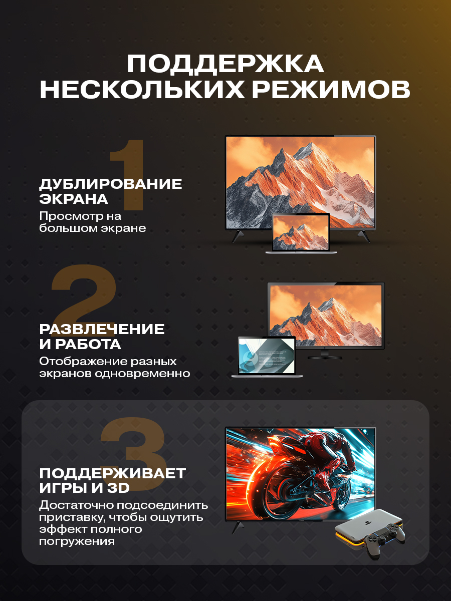 Кабель REXANT HDMI - HDMI 2.1 Gold 1 метр - фото 3