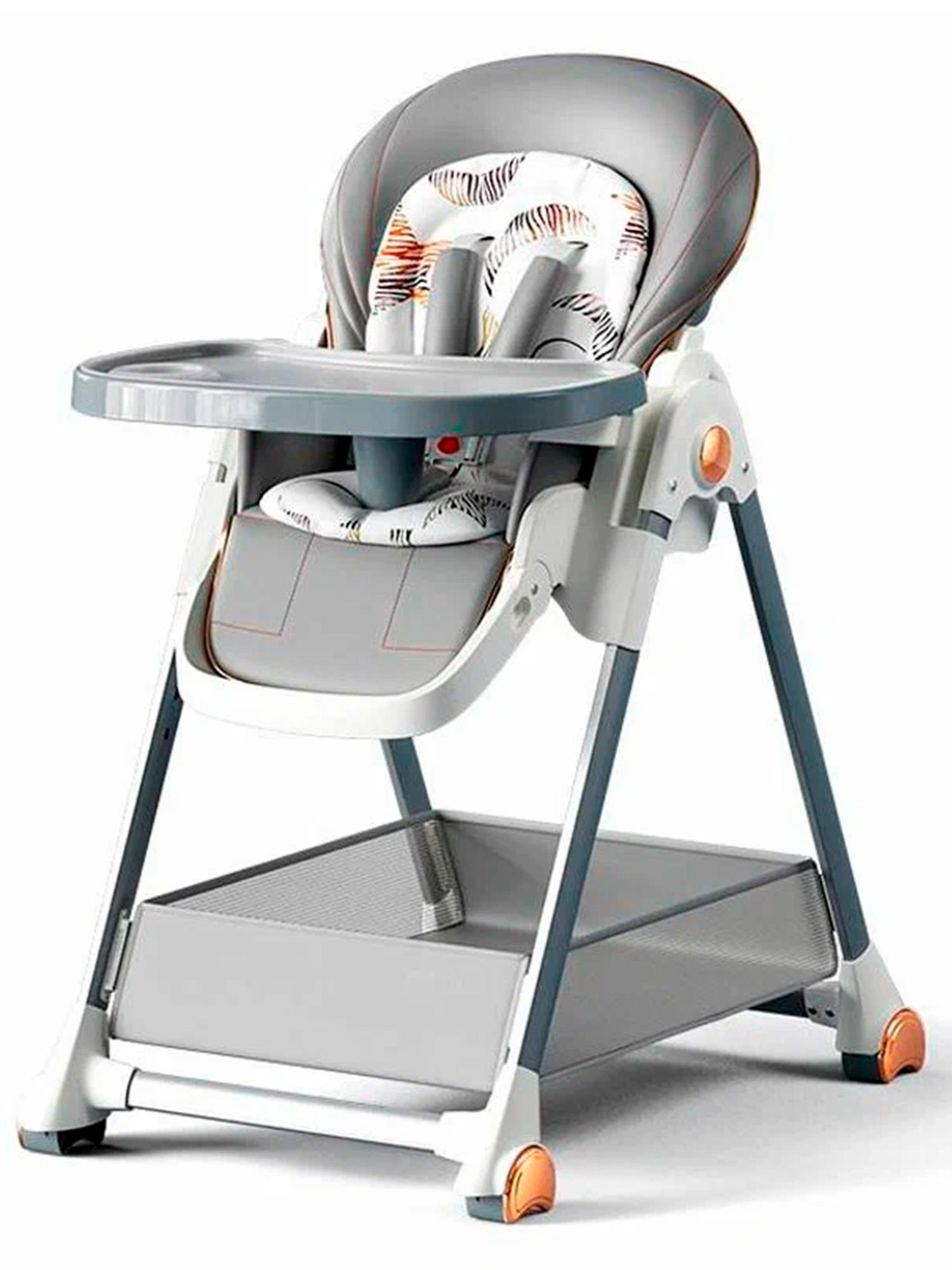 Стульчик для кормления TOMMY Chair-621 серый - фото 17