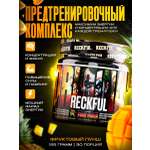 Предтренировочный комплекс Reckful для энергии и выносливости со вкусом Фруктовый пунш 30 порций