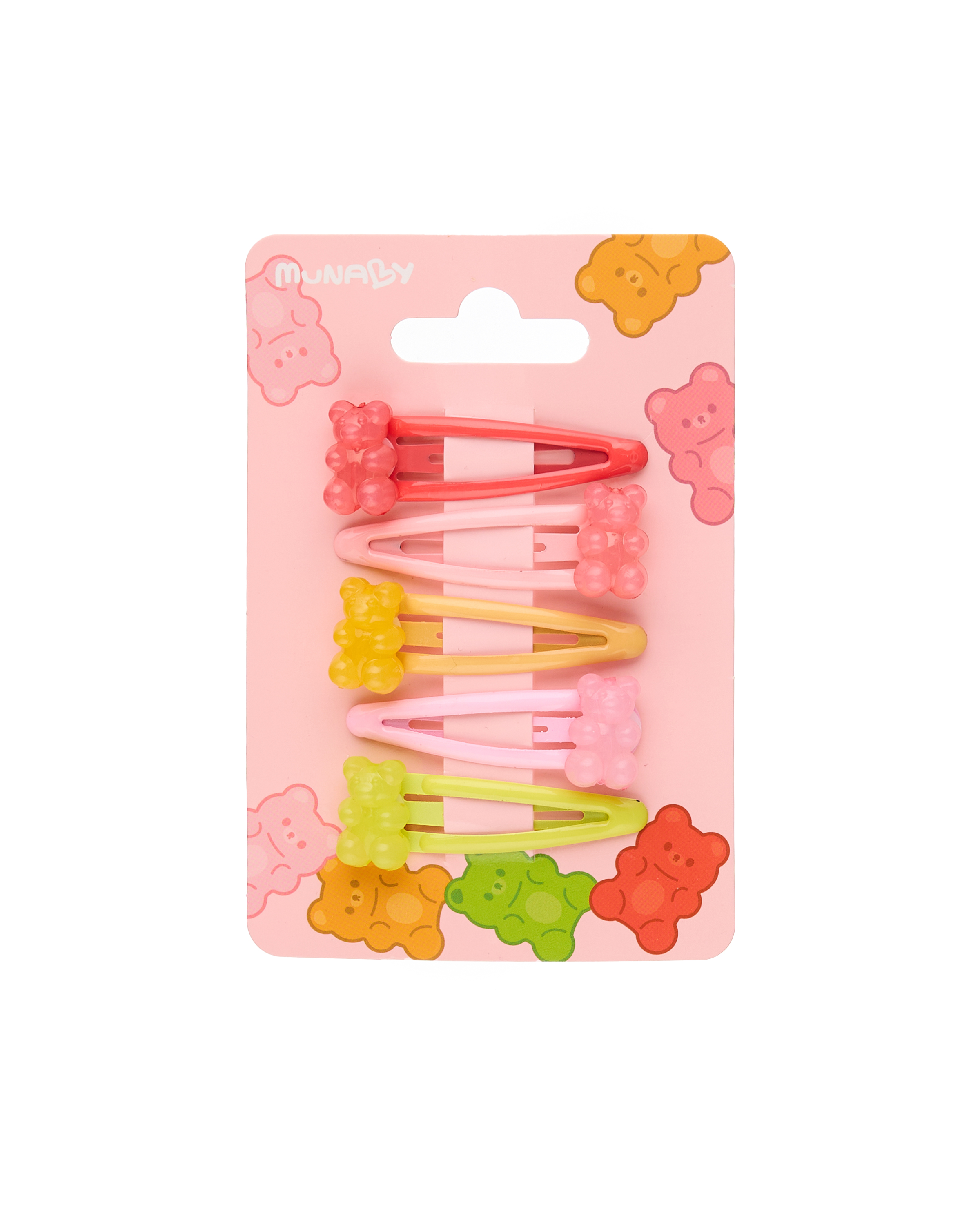 Заколка Munaby Gummy bear 5 шт. - фото 1